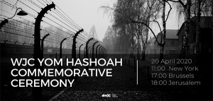 Read more about the article WJC YOM HASHOAH COMMEMORATIVE CEREMONY