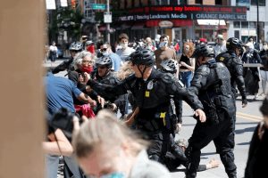 Read more about the article Black congresswoman pepper-sprayed by police during Ohio demonstration