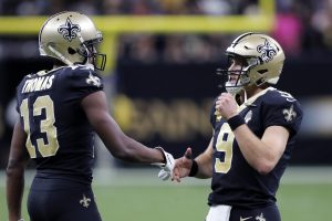 Read more about the article Saints WR Michael Thomas wasn’t happy with Drew Brees’ comments about respecting the flag