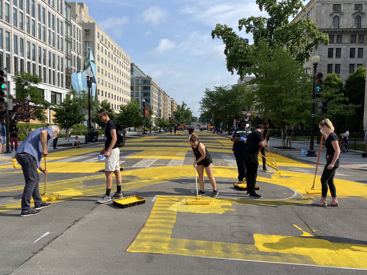 You are currently viewing D.C. Mayor Bowser has ‘Black Lives Matter’ painted on street leading to White House