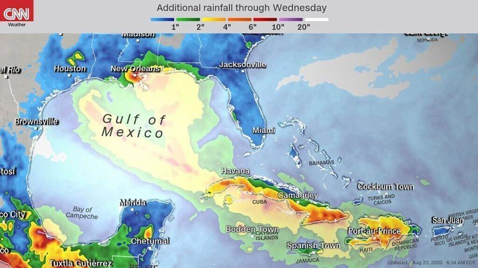 You are currently viewing Tropical storms Marco and Laura are about to deliver a one-two punch to the Gulf Coast