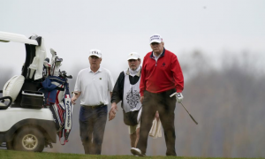 Read more about the article Trump skips G20 pandemic event to visit golf club as virus ravages US