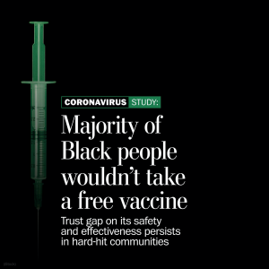 Read more about the article Majority of Black people wouldn’t take a free vaccine