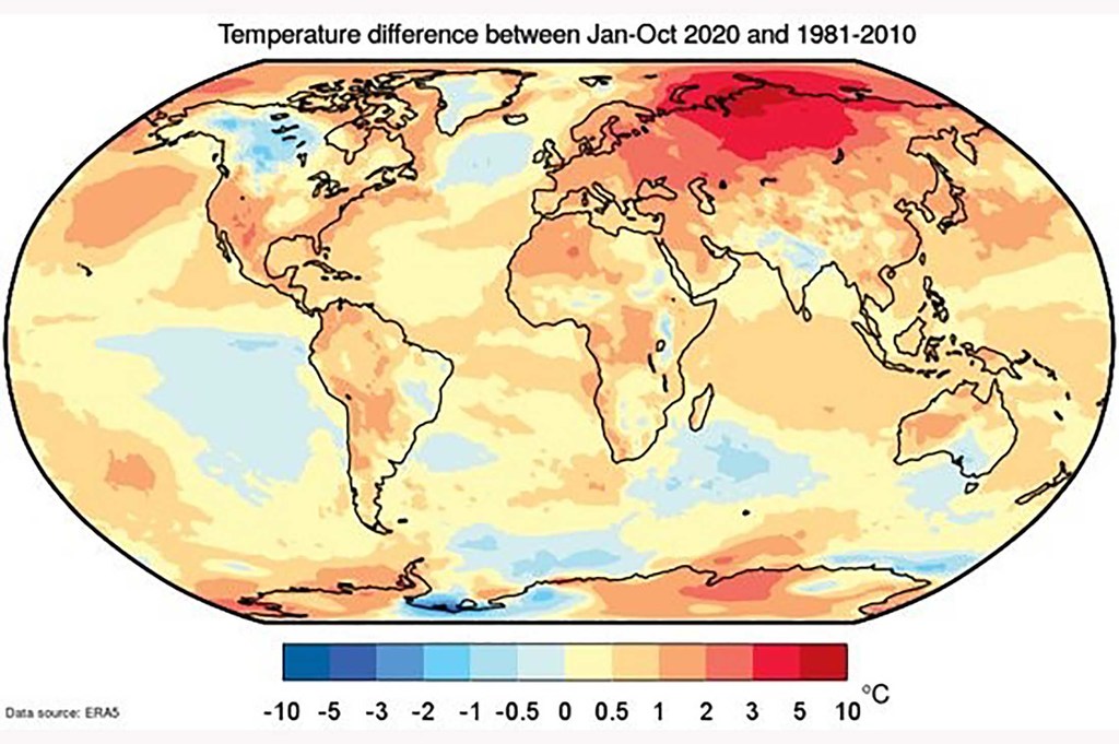 2020 may be third hottest year on record, world could hit climate