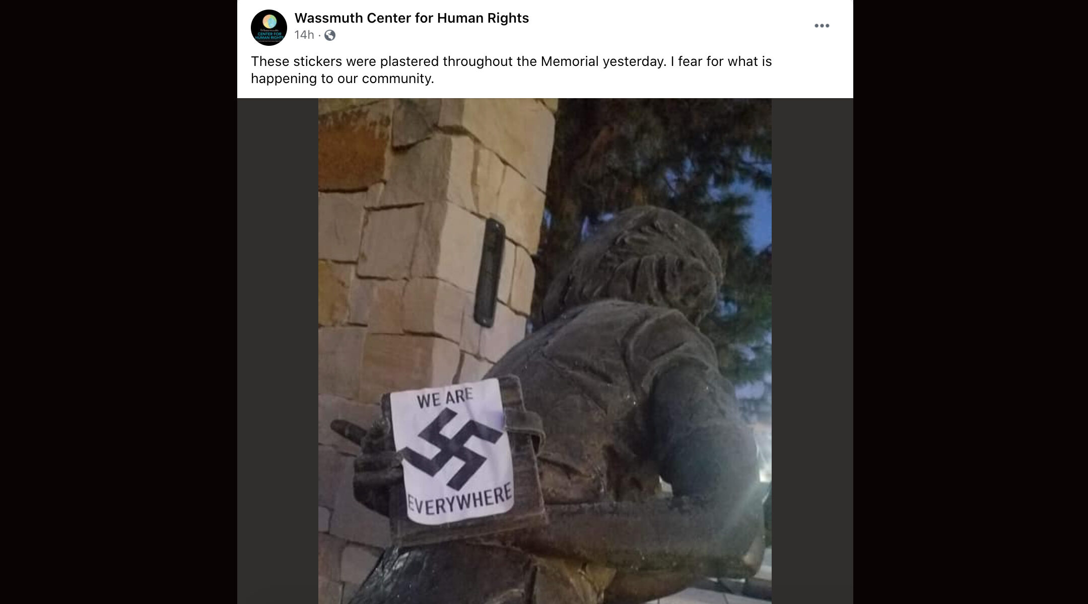 You are currently viewing Anne Frank memorial in Boise, Idaho, vandalized with swastika stickers