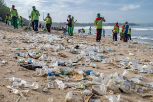 Read more about the article Bali’s Kuta Beach cleared of tons of plastic waste
