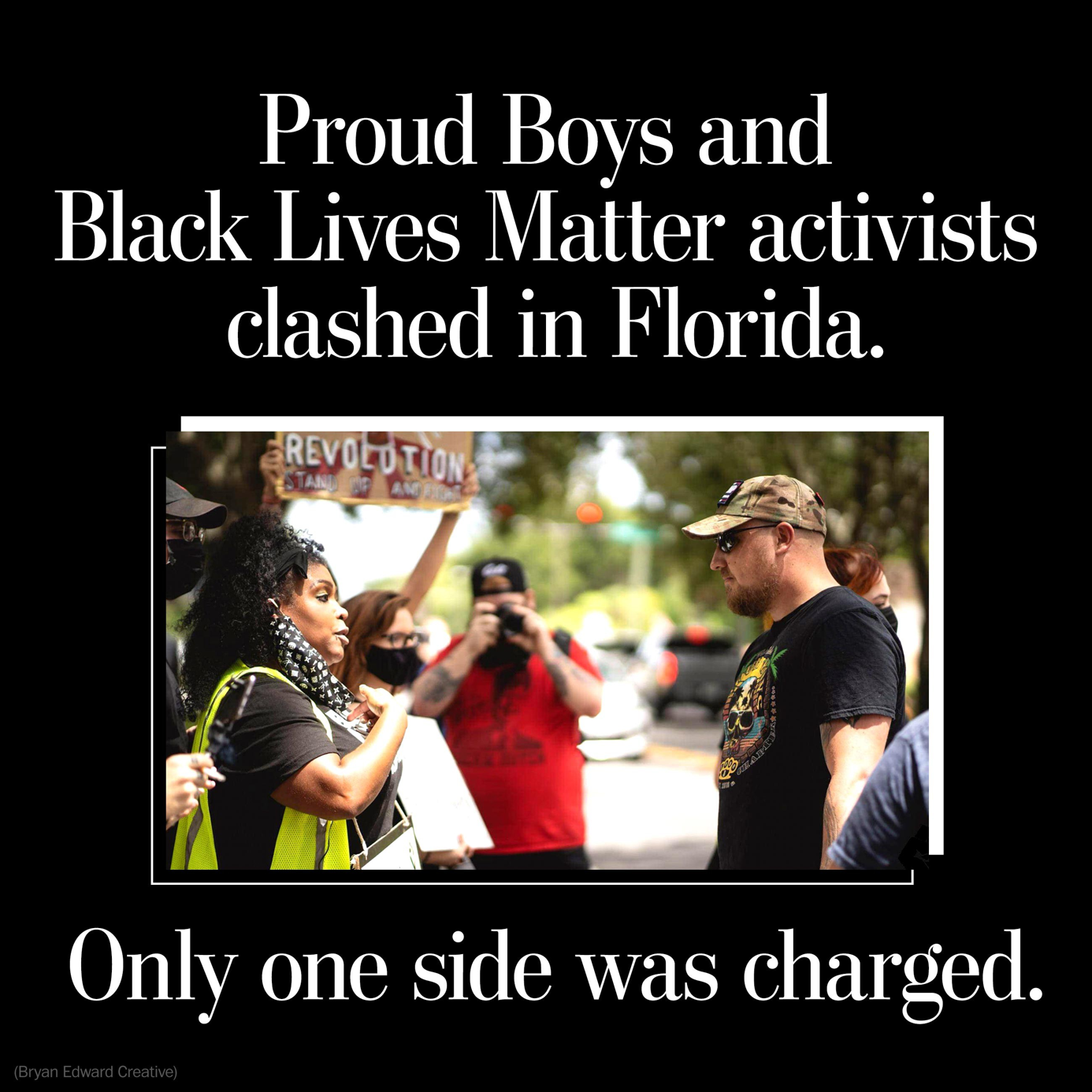 You are currently viewing Proud Boys and Black Lives Matter activists clashed in Florida