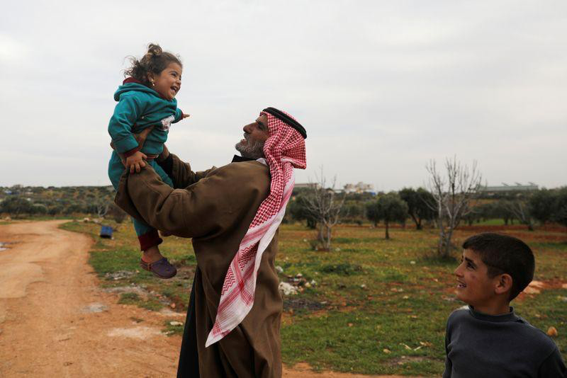 You are currently viewing Syrian farmer lost wife and sons to war; grandchildren are his solace