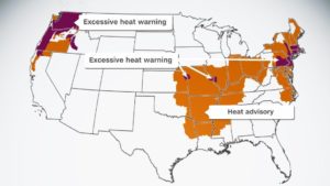 Read more about the article Dangerous record heat bakes the US on both coasts