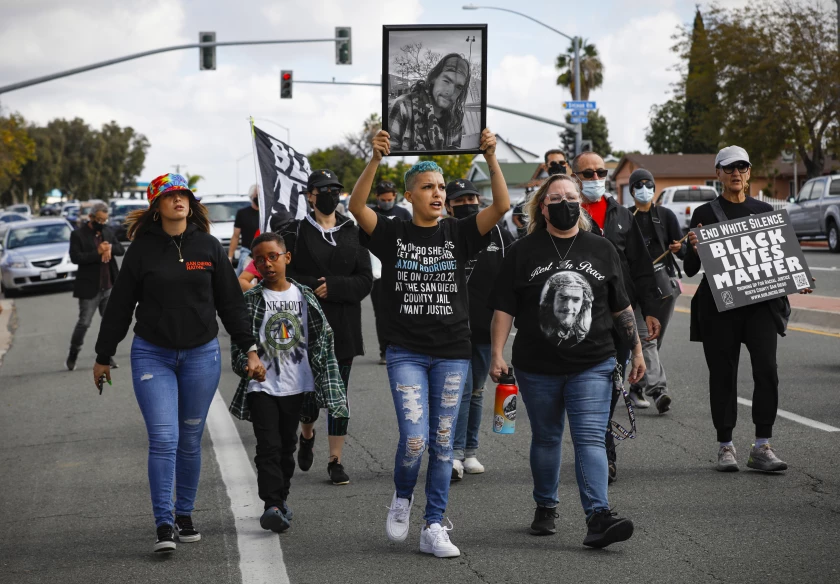 You are currently viewing San Diego march against police brutality remembers those killed