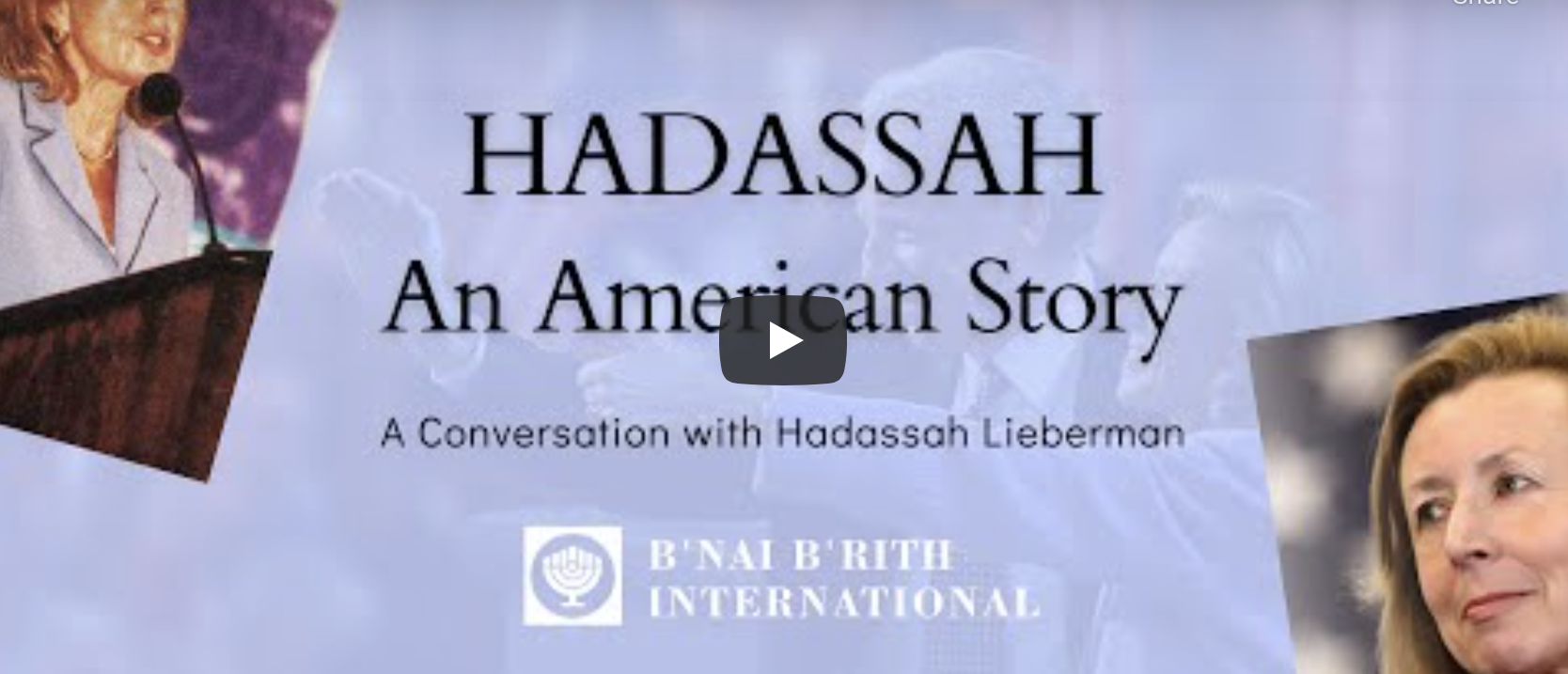 You are currently viewing ICYMI: Hadassah Lieberman Reflects on Her Incredible Life Journey Thus Far