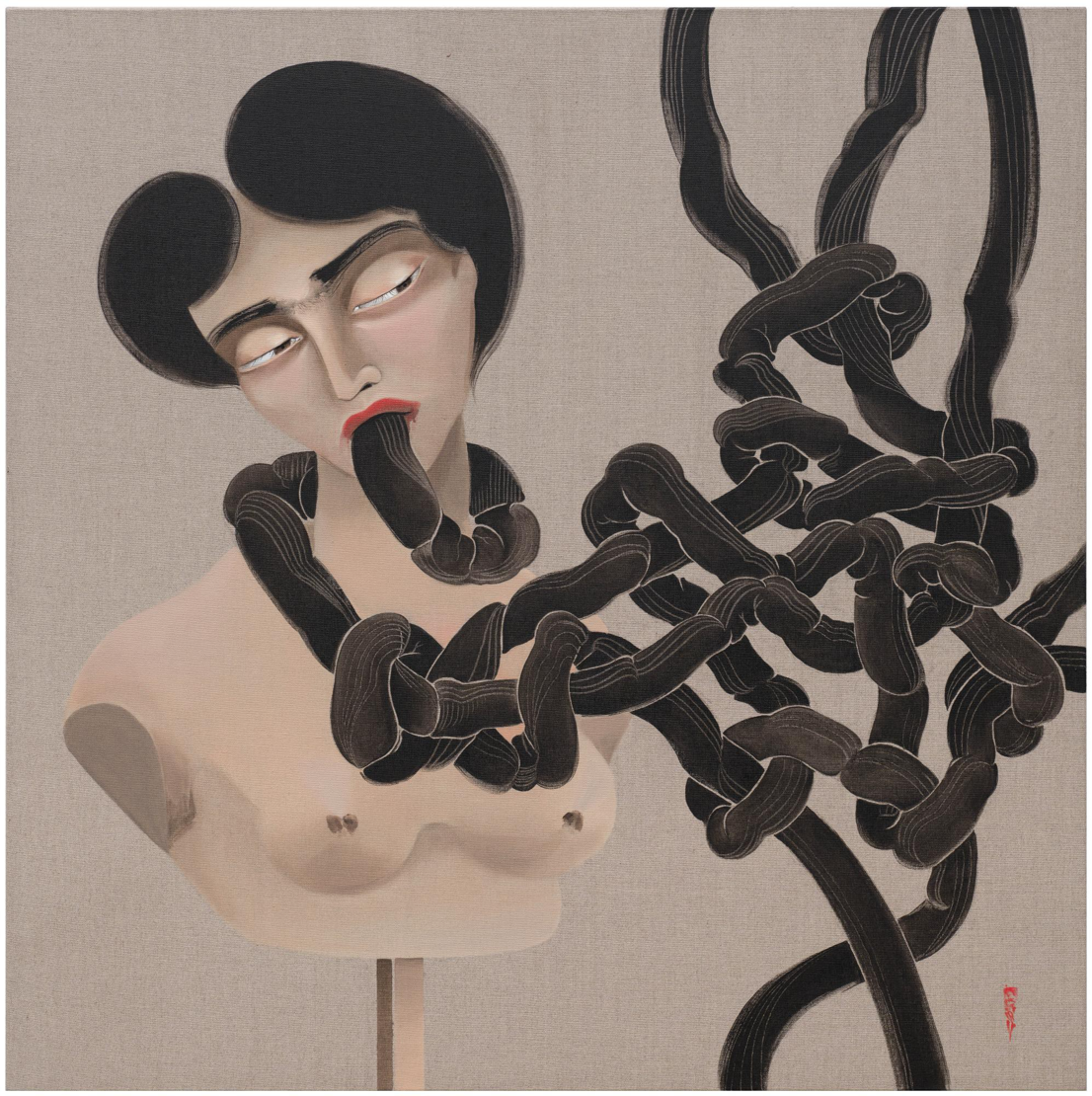 You are currently viewing Hayv Kahraman: ‘I was brainwashed into thinking anything Euro-American-centric is the ideal’