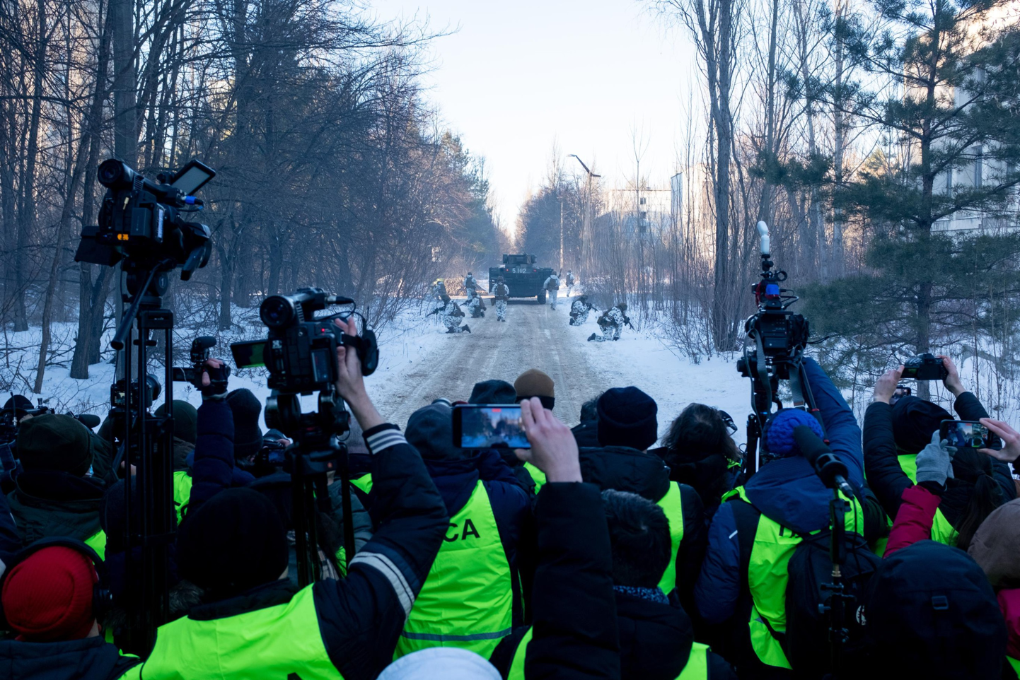 You are currently viewing Ukrainians prepare for war at the site of the world’s worst nuclear disaster