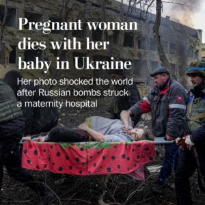 Read more about the article Pregnant women dies with her baby in Ukraine