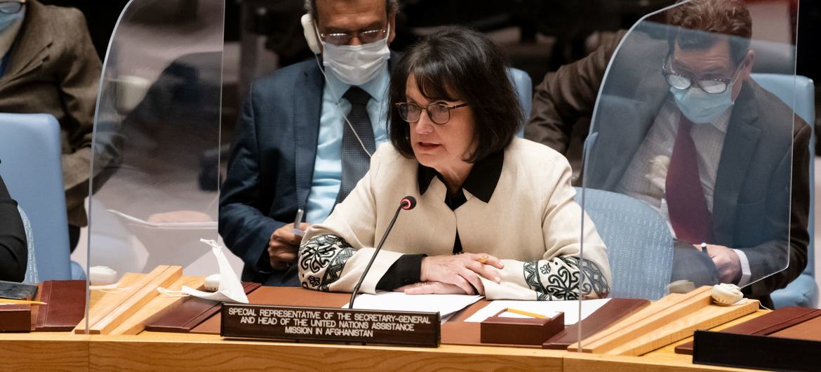 You are currently viewing To spare Afghanistan, world must engage with Taliban, Lyons tells Security Council