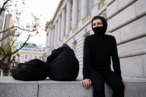 Read more about the article She wore a cape to S.F. City Hall to protest police violence. Then she got kicked out