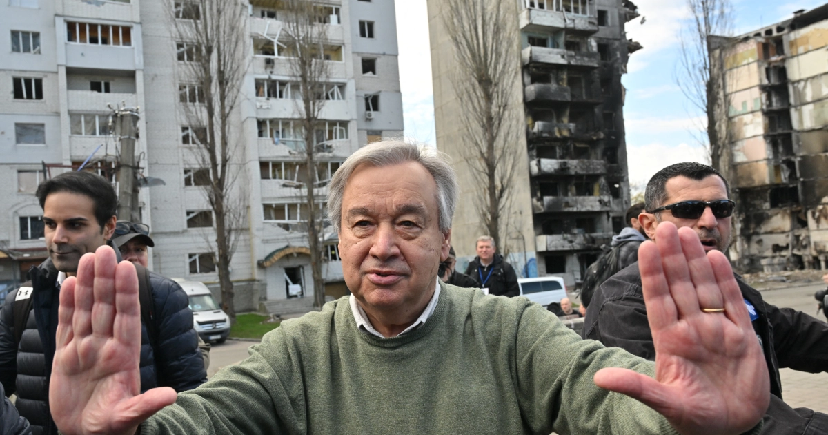 You are currently viewing As bombs rain down, ‘shocked’ Guterres says Kyiv should be spared