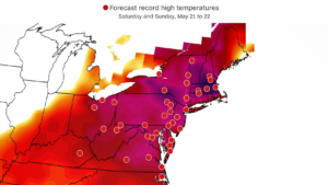 Read more about the article Northeast heat wave to break dozens of records this weekend