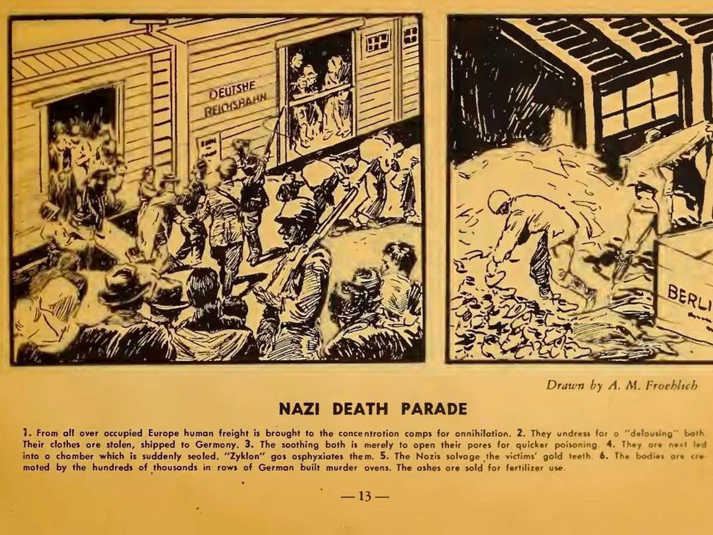 You are currently viewing The Holocaust-Era Comic That Brought Americans Into the Nazi Gas Chambers