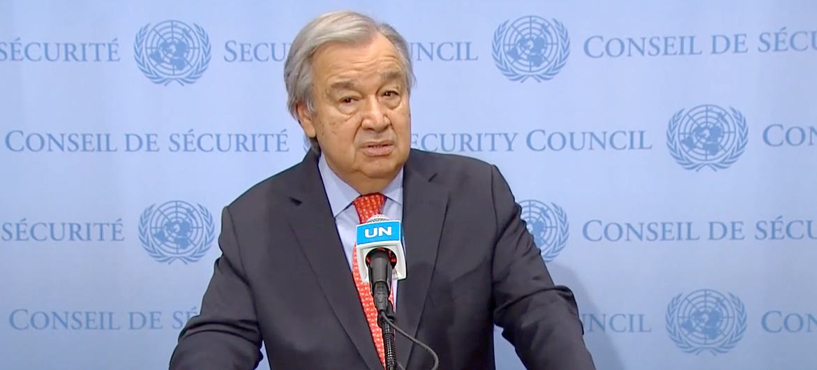 You are currently viewing Guterres condemns deadly ‘vile act of racist violent extremism’ at supermarket in US city of Buffalo￼￼￼￼