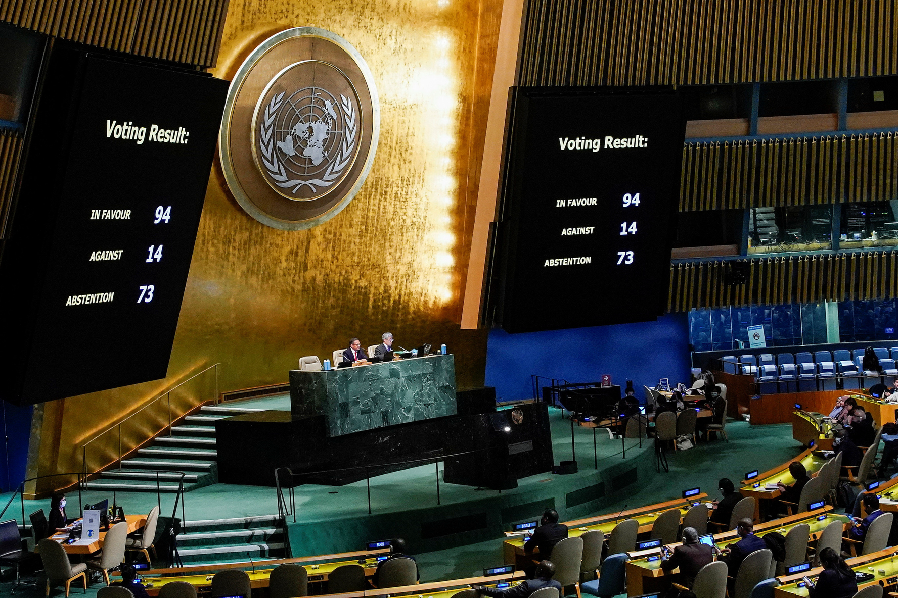 You are currently viewing <strong>UN calls for Russia to pay reparations. How did countries vote?</strong>