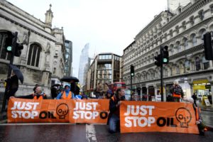 Read more about the article Just Stop Oil pauses UK highway protest that snarled traffic
