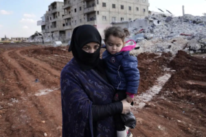 Read more about the article For Syrian women, quake adds disaster on top of war’s pain