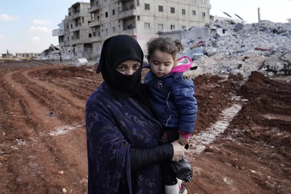 You are currently viewing For Syrian women, quake adds disaster on top of war’s pain