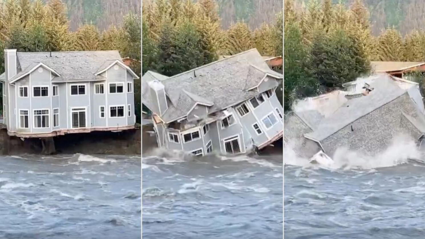 You are currently viewing Glacial break causes major flooding in Alaska, officials issue emergency declaration