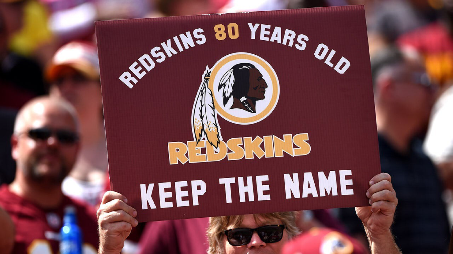 Washington changed its name to the 'Redksins' according to this ESPN  graphic 