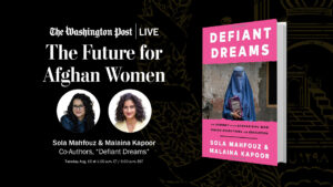 Read more about the article Sola Mahfouz and Malaina Kapoor on Afghan women two years after Taliban takeover
