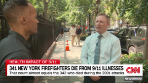 Read more about the article First responder deaths from post-9/11 illnesses nearly equals number of firefighters who died that day