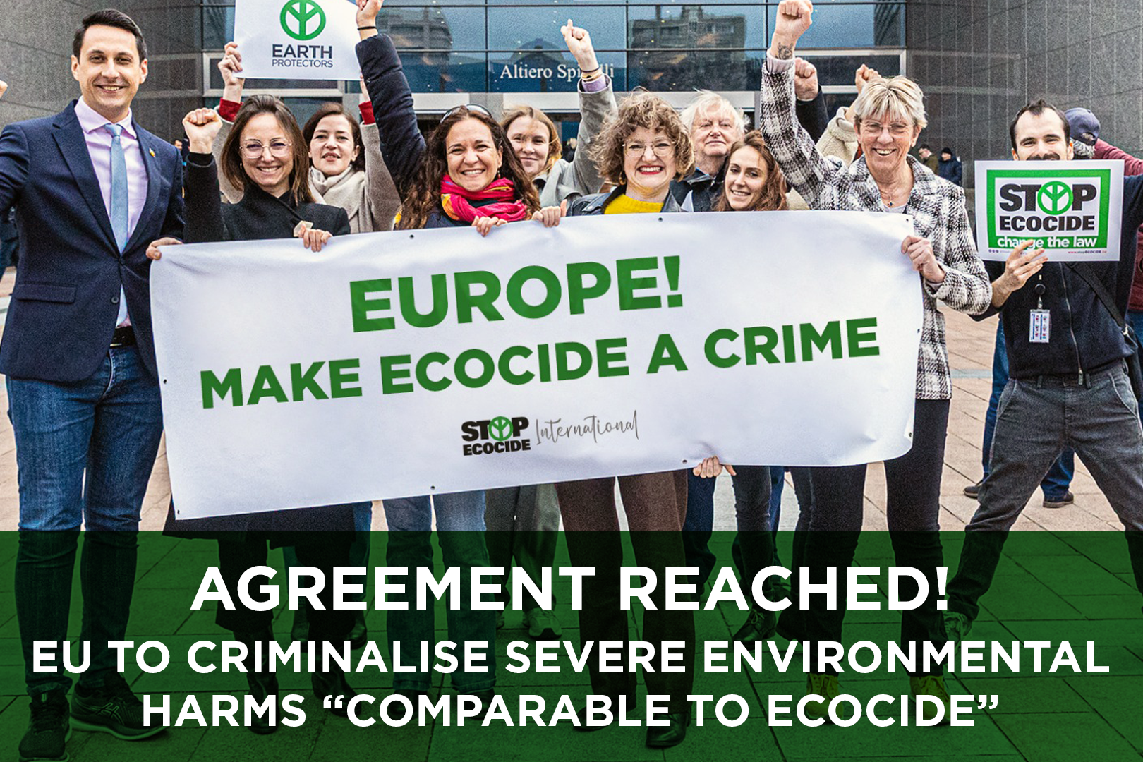 You are currently viewing AGREEMENT REACHED! EU to criminalise severe environmental harms “comparable to ecocide”