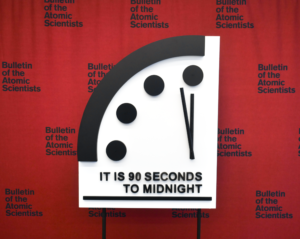 Read more about the article A moment of historic danger:It is still 90 seconds to midnight 