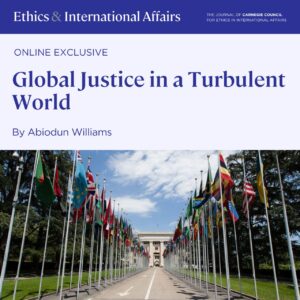 Read more about the article Global Justice in a Turbulent World