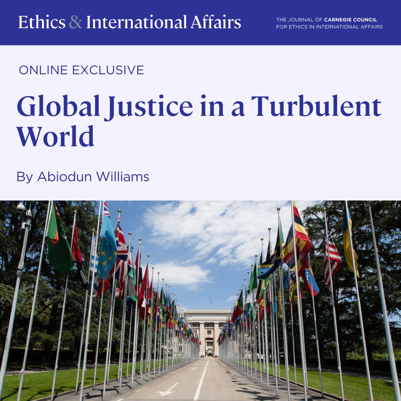 You are currently viewing Global Justice in a Turbulent World