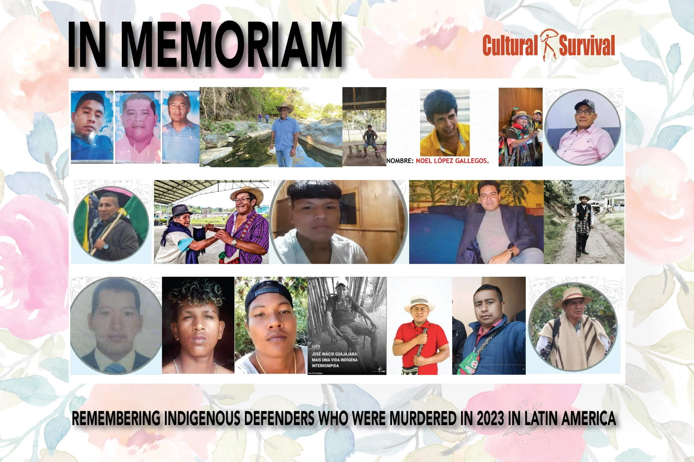 You are currently viewing In Memoriam: Remembering 77 Indigenous Defenders Who Were Murdered in 2023 in Latin America