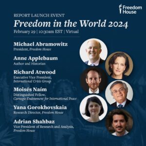 Read more about the article REPORT LAUNCH: Freedom in the World 2024