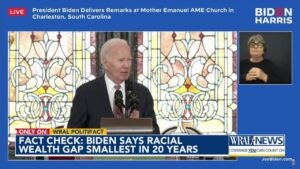 Read more about the article Fact check: Biden claims the racial wealth gap reached a 20-year low