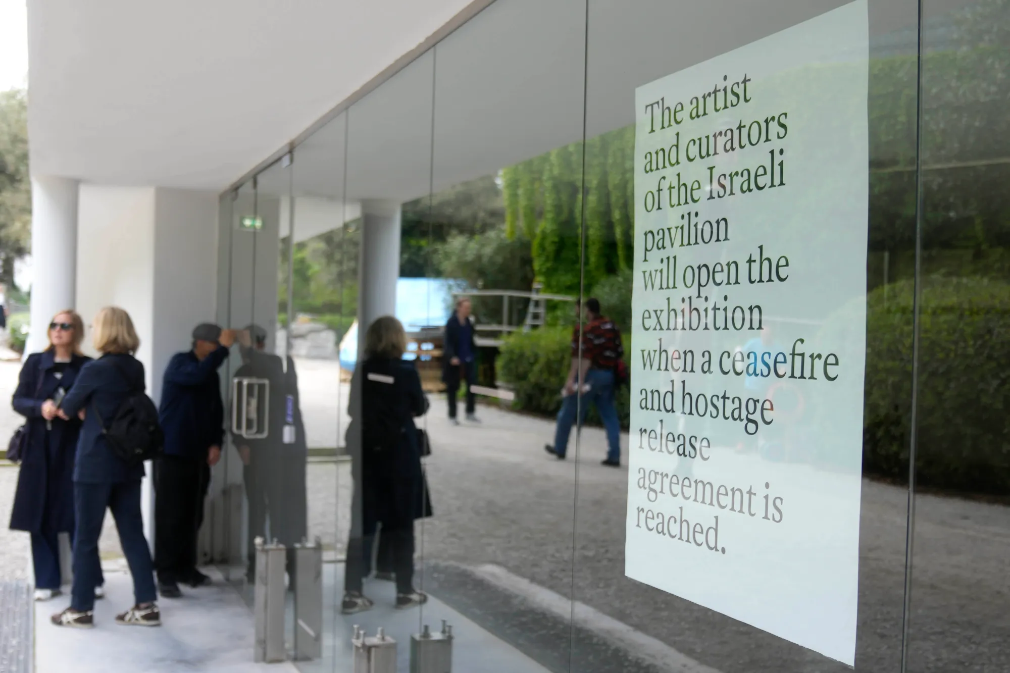 You are currently viewing Artist and curators refuse to open Israel pavilion at Venice Biennale until cease-fire, hostage deal