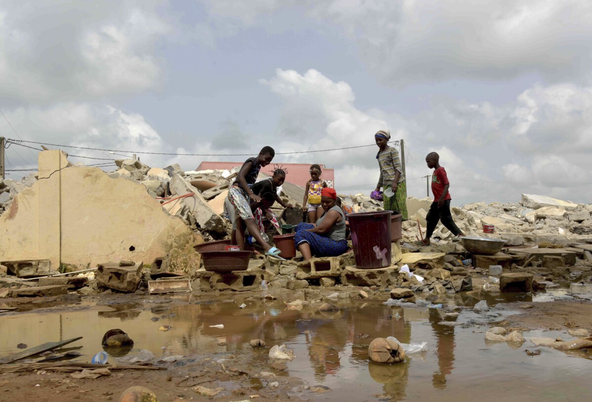 You are currently viewing Homes are demolished in Ivory Coast’s main city over alleged health concerns. Thousands are homeless