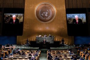 Read more about the article UN assembly approves resolution granting Palestine new rights and reviving its UN membership bid