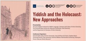 Read more about the article Yiddish and the Holocaust: New ApproachesYiddish and the Holocaust: