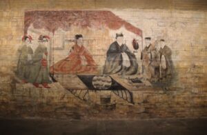 Read more about the article Archaeologists uncover mural of ‘Westerner’ blond trader in ancient Tang dynasty tomb in China