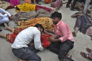 Read more about the article A stampede at a religious event in India has killed at least 105 people, many women and children
