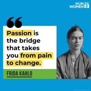 Read more about the article Today we remember Frida Kahlo, a brave and creative artist born On This Day in 1907.