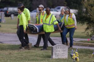 Read more about the article Third set of remains found with gunshot wound in search for 1921 Tulsa Race Massacre graves