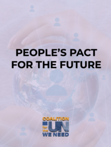 Read more about the article PEOPLE’S PACT FOR THE FUTURE