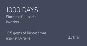 Read more about the article Today marks 1000 days since the beginning of Russia’s full-scale invasion of Ukraine.