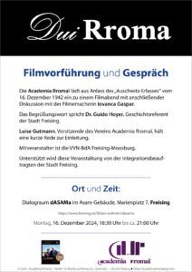 Read more about the article Remembering the Past: Film Screening and Discussion on the ‘Auschwitz Decree’ in Freising